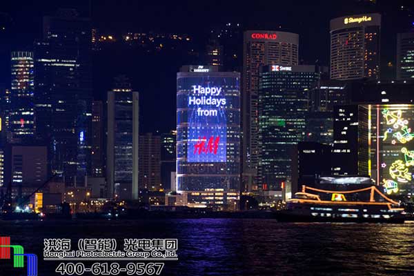 LED光電幕墻，讓您的建筑動(dòng)起來！洪海LED動(dòng)感天幕